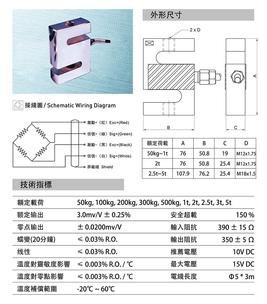 GBS稱重傳感器